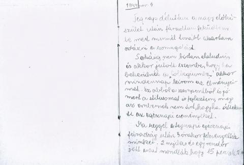 Hegedűs Györgyi naplója 1944-1945