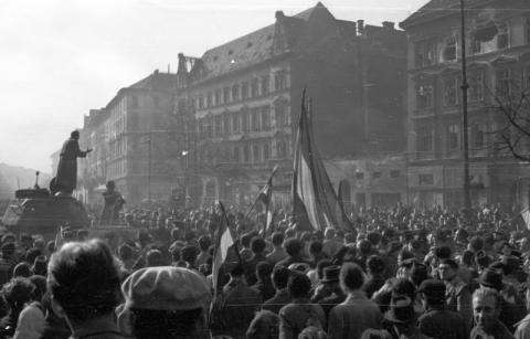 Tüntetés Budapesten, VIII. József körúton
