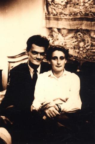A Maléter házaspár az otthonukban 1956-ban