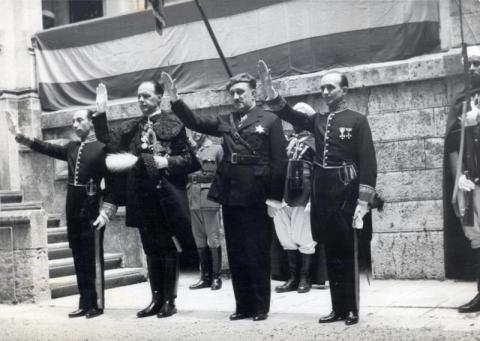 Id. Andorka Rudolf Madridban, Franco tábornokkal
