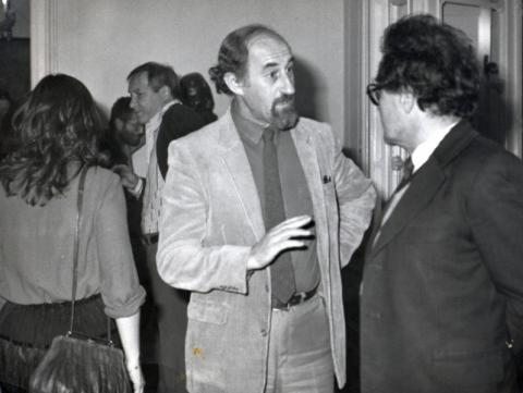 Andorka Rudolf (jobbra) Berend T. Ivánnal egy konferencián