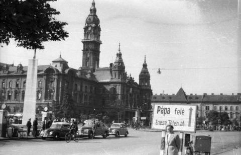 A győri Városháza, 1955