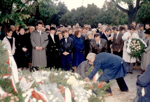 Tihanyi Árpád temetése