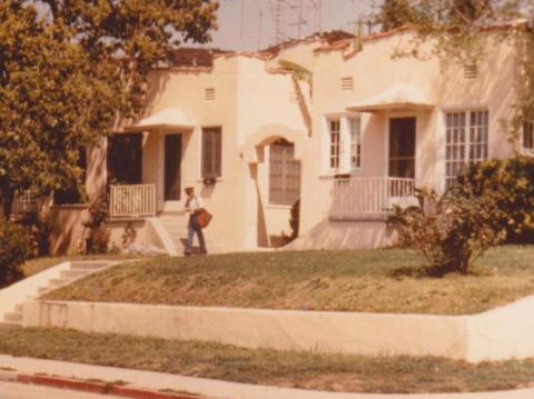 Batár Attila első lakása Los Angelesben, 1970