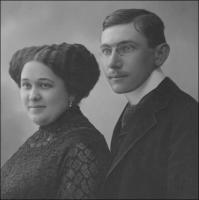 Dr. Diósszilágyi Sámuel és felesége, Dybisewszky Anna, Ninuska