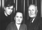 Pákh Tibor családja (felesége, anyósa és édesapja) 1963