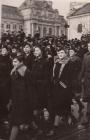 Gimnáziumi felvonulás március 15-én Nagyváradon